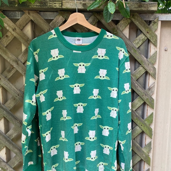 Hanna Andersson Baby Yoda pajama top - Picture 2 of 4